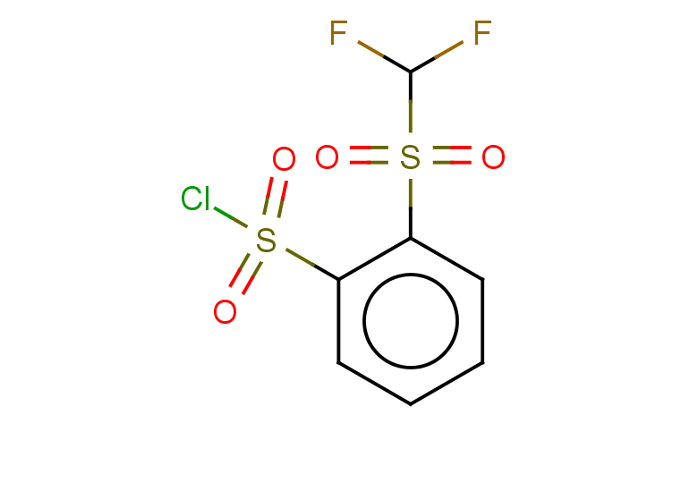 2-difluoromethanesulfonylbenzene-1-sulfonyl chloride