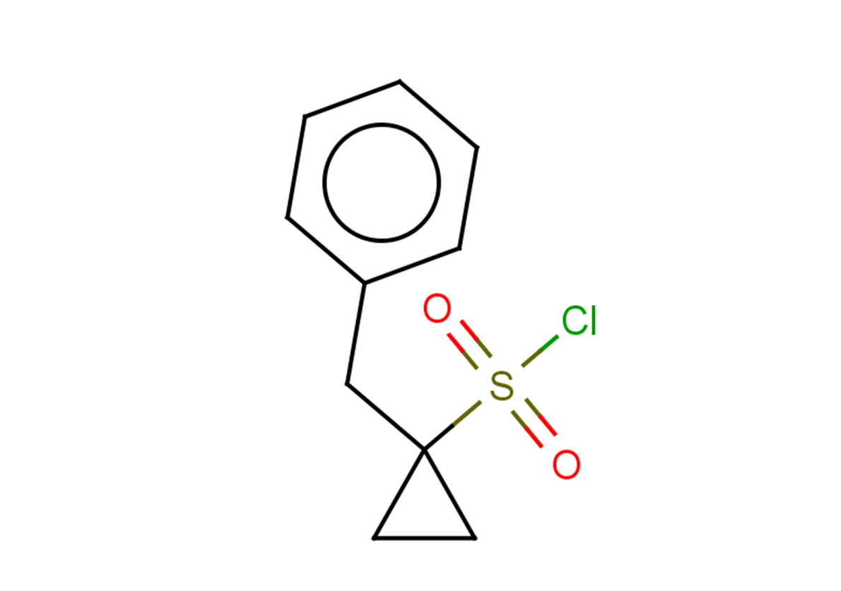 1-benzylcyclopropane-1-sulfonyl chloride