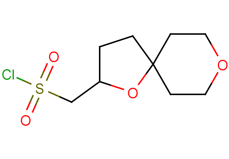 {1,8-dioxaspiro[4.5]decan-2-yl}methanesulfonyl chloride