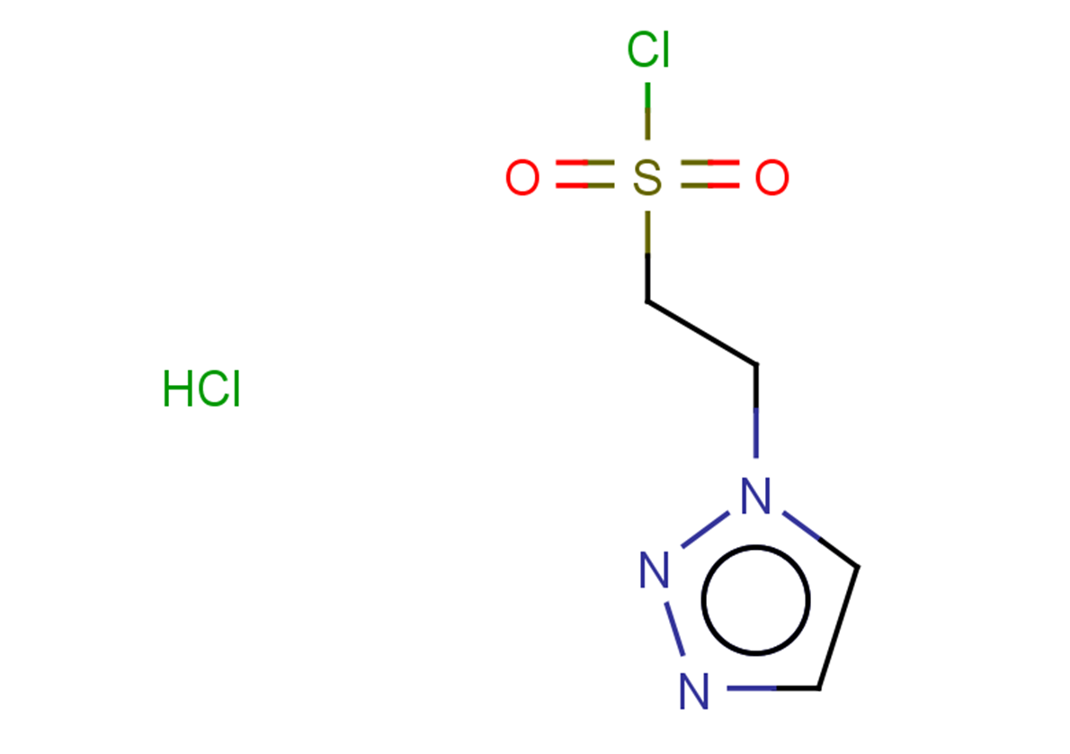 2-(1H-1,2,3-triazol-1-yl)ethane-1-sulfonyl chloride hydrochloride