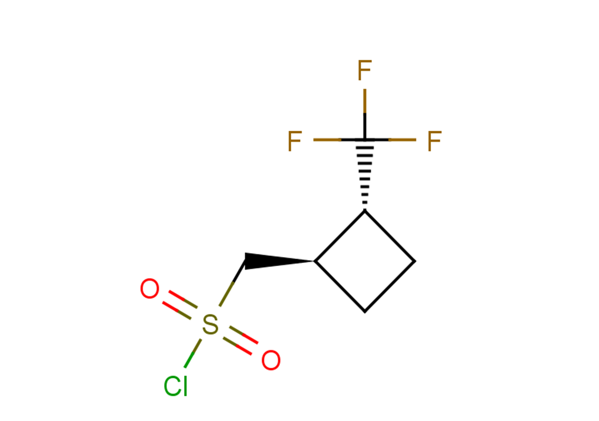 rac-[(1R,2R)-2-(trifluoromethyl)cyclobutyl]methanesulfonyl chloride, trans