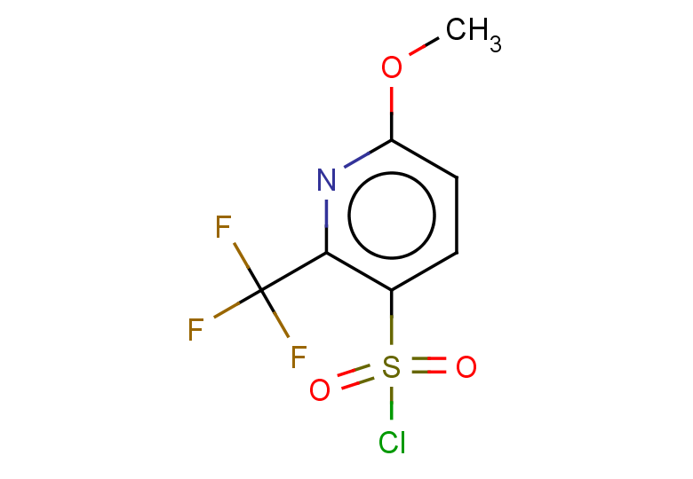 6-methoxy-2-(trifluoromethyl)pyridine-3-sulfonyl chloride
