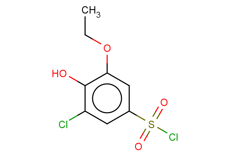 3-chloro-5-ethoxy-4-hydroxybenzene-1-sulfonyl chloride