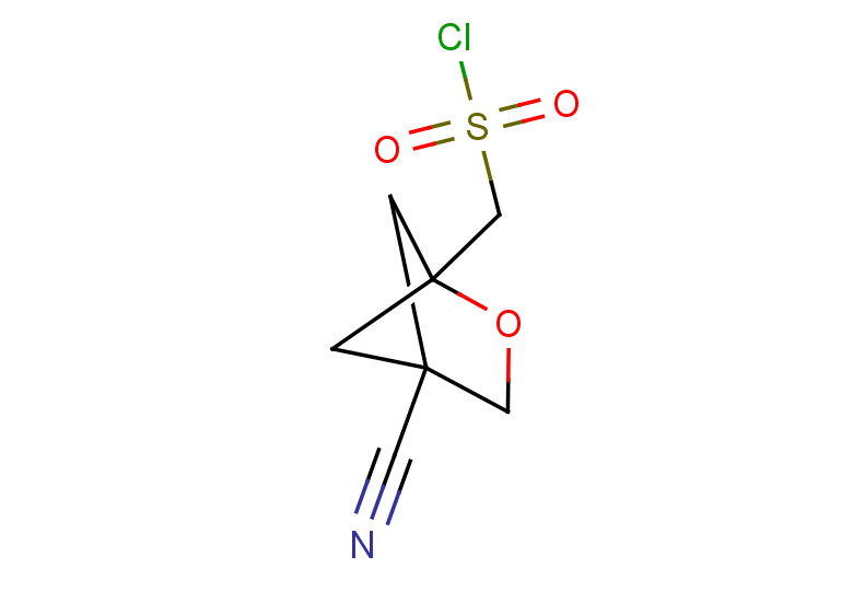 {4-cyano-2-oxabicyclo[2.1.1]hexan-1-yl}methanesulfonyl chloride