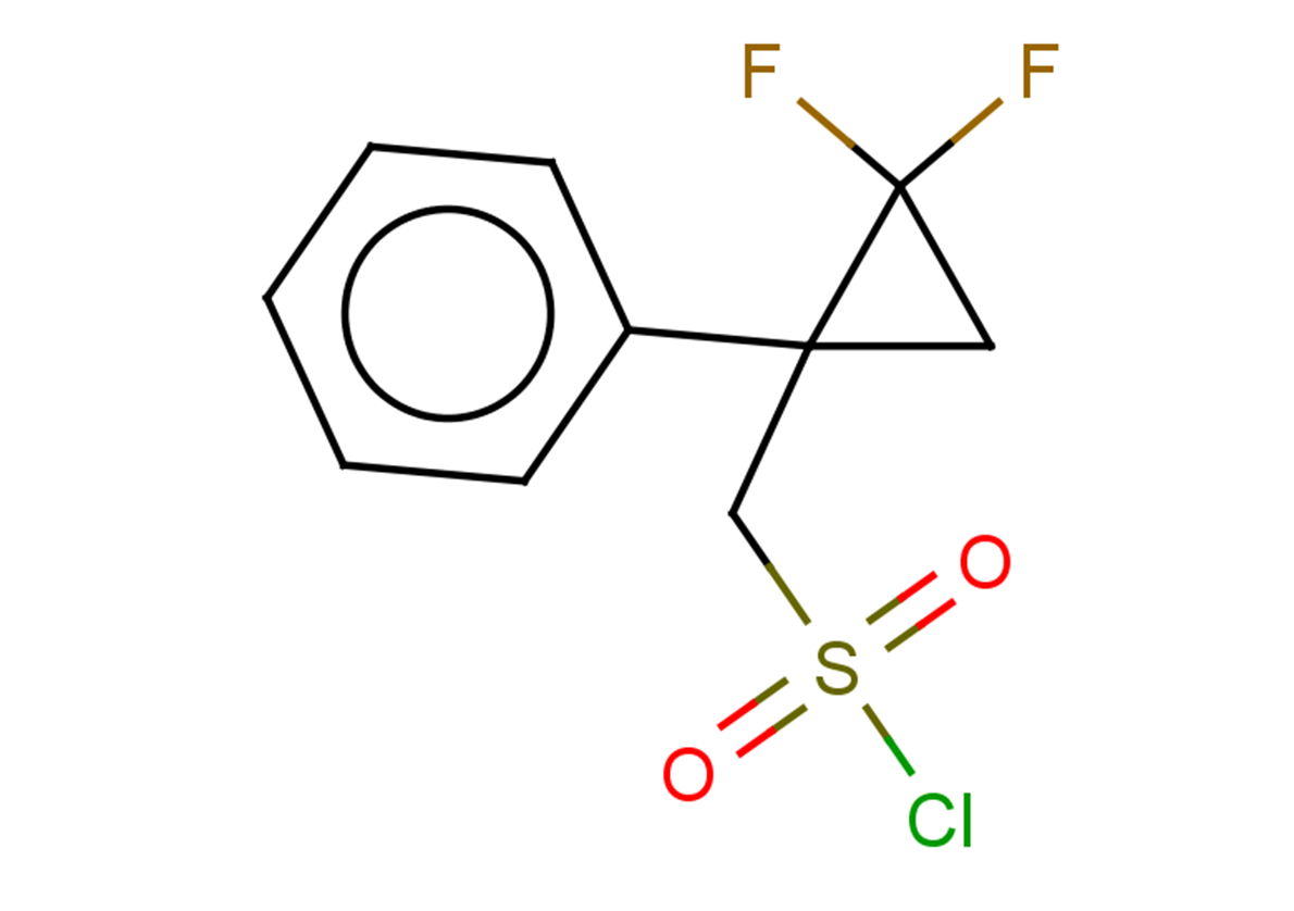 (2,2-difluoro-1-phenylcyclopropyl)methanesulfonyl chloride