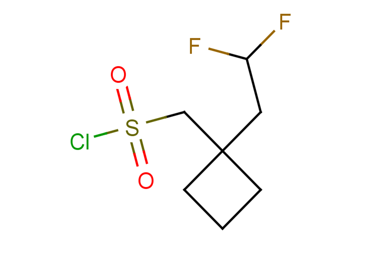 [1-(2,2-difluoroethyl)cyclobutyl]methanesulfonyl chloride