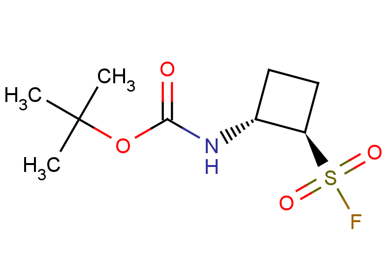 rac-tert-butyl N-[(1R,2R)-2-(fluorosulfonyl)cyclobutyl]carbamate