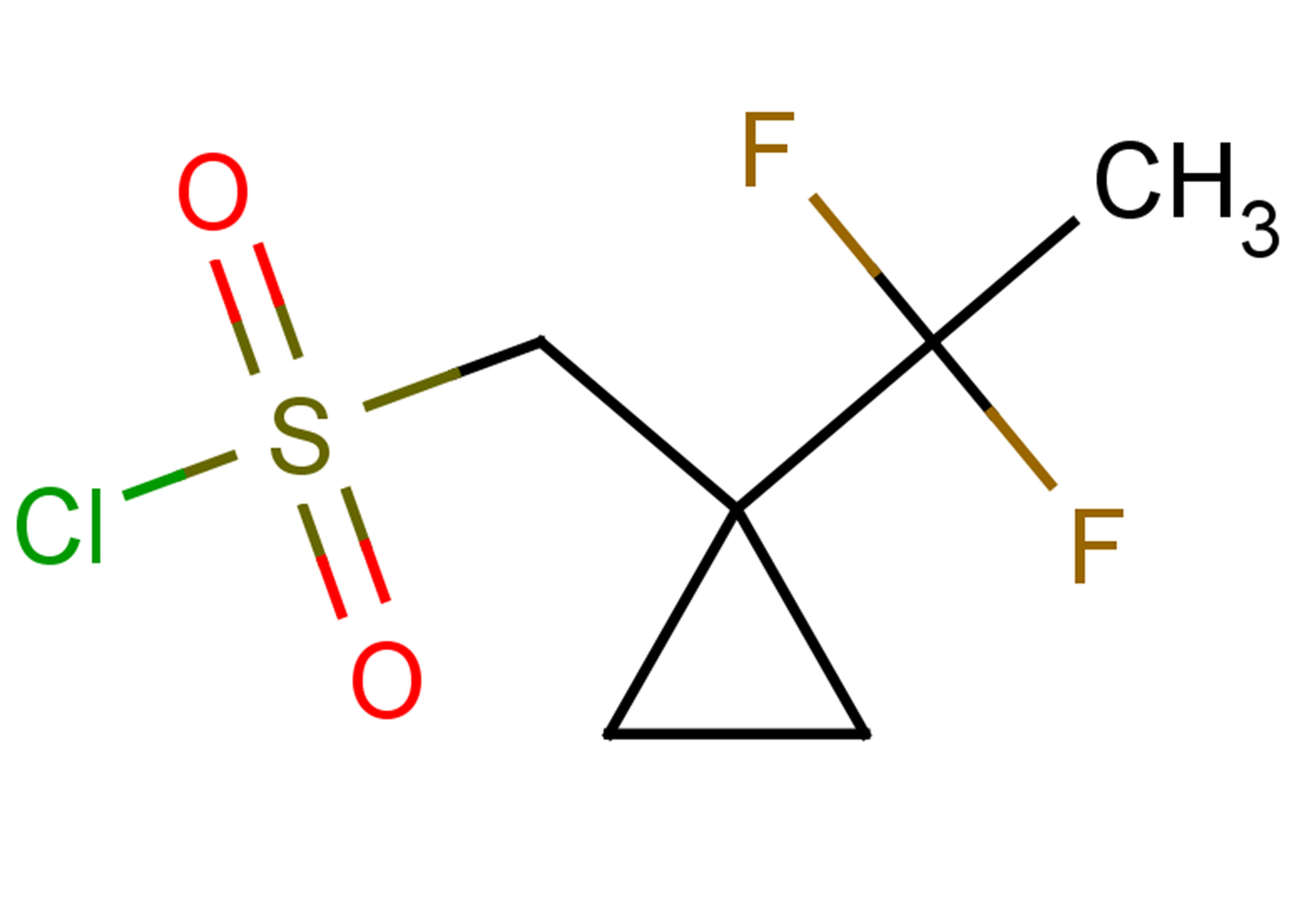 [1-(1,1-difluoroethyl)cyclopropyl]methanesulfonyl chloride