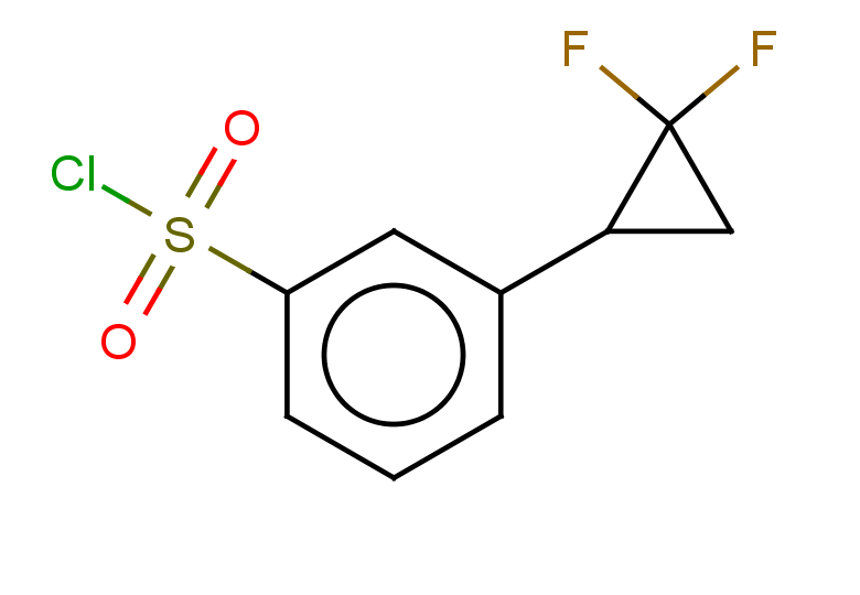 3-(2,2-difluorocyclopropyl)benzene-1-sulfonyl chloride