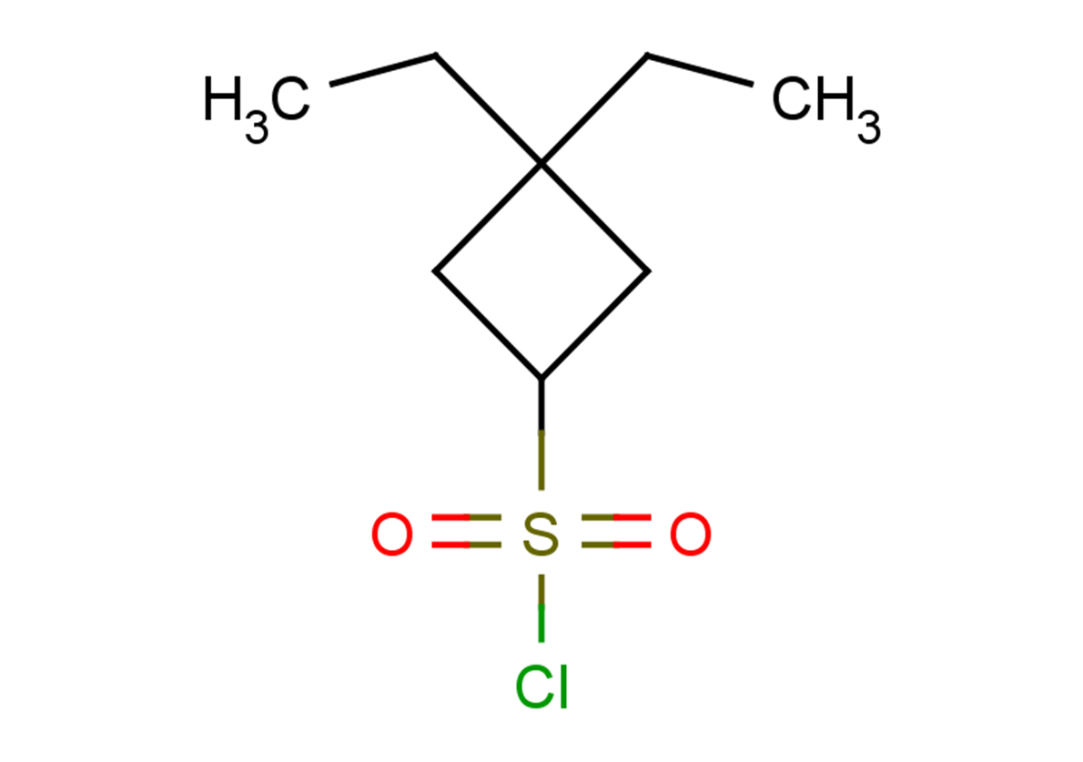 3,3-diethylcyclobutane-1-sulfonyl chloride