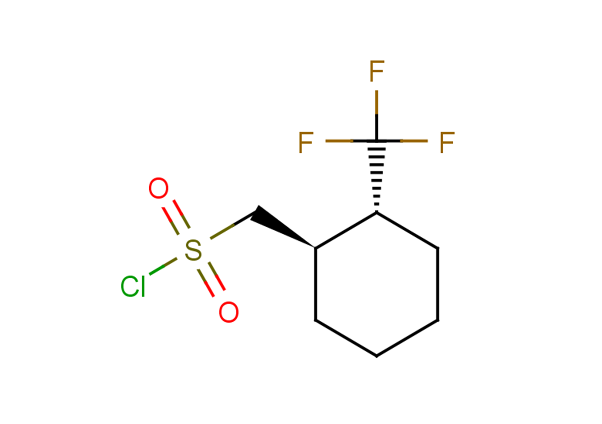 rac-[(1R,2R)-2-(trifluoromethyl)cyclohexyl]methanesulfonyl chloride, trans