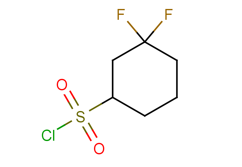 3,3-difluorocyclohexane-1-sulfonyl chloride
