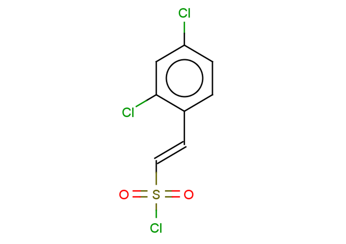 (E)-2-(2,4-dichlorophenyl)ethene-1-sulfonyl chloride