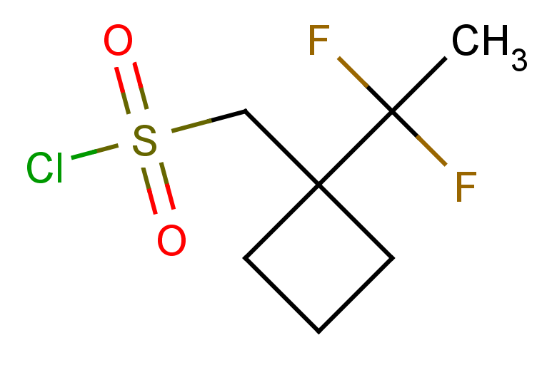 [1-(1,1-difluoroethyl)cyclobutyl]methanesulfonyl chloride