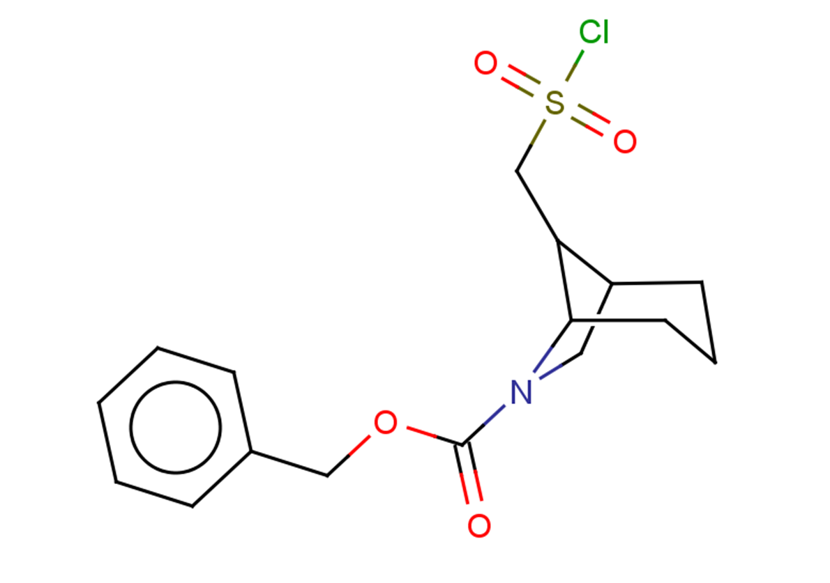 benzyl 8-[(chlorosulfonyl)methyl]-6-azabicyclo[3.2.1]octane-6-carboxylate