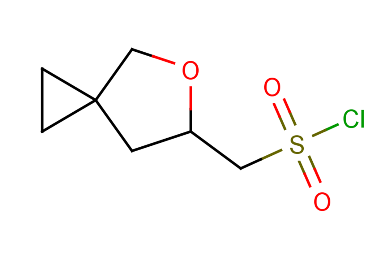 {5-oxaspiro[2.4]heptan-6-yl}methanesulfonyl chloride