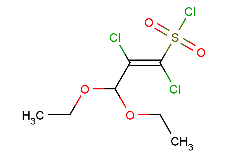 (1E)-1,2-dichloro-3,3-diethoxyprop-1-ene-1-sulfonyl chloride