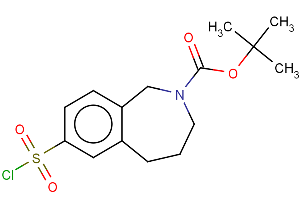 tert-butyl 7-(chlorosulfonyl)-2,3,4,5-tetrahydro-1H-2-benzazepine-2-carboxylate