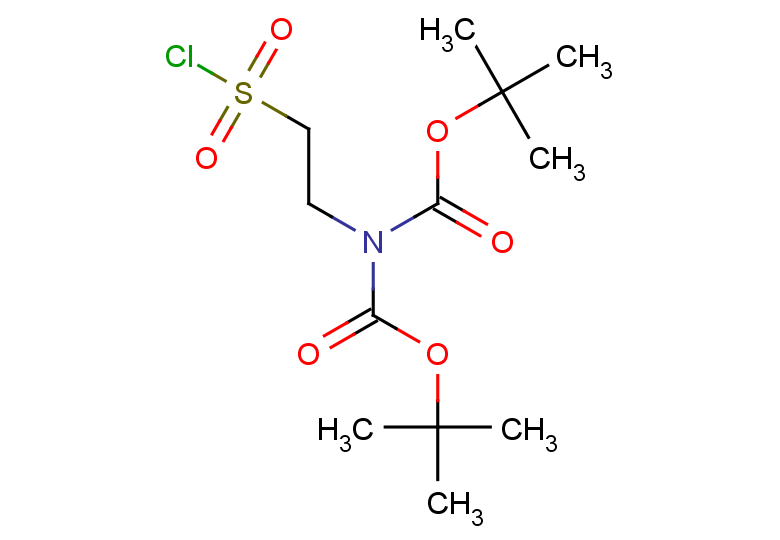 tert-butyl N-[(tert-butoxy)carbonyl]-N-[2-(chlorosulfonyl)ethyl]carbamate
