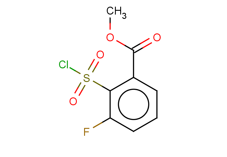 methyl 2-(chlorosulfonyl)-3-fluorobenzoate
