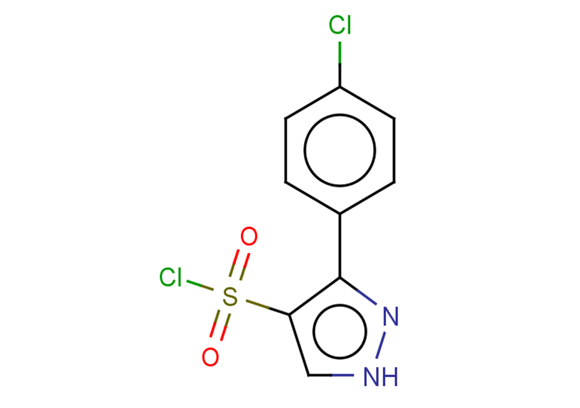 3-(4-chlorophenyl)-1H-pyrazole-4-sulfonyl chloride