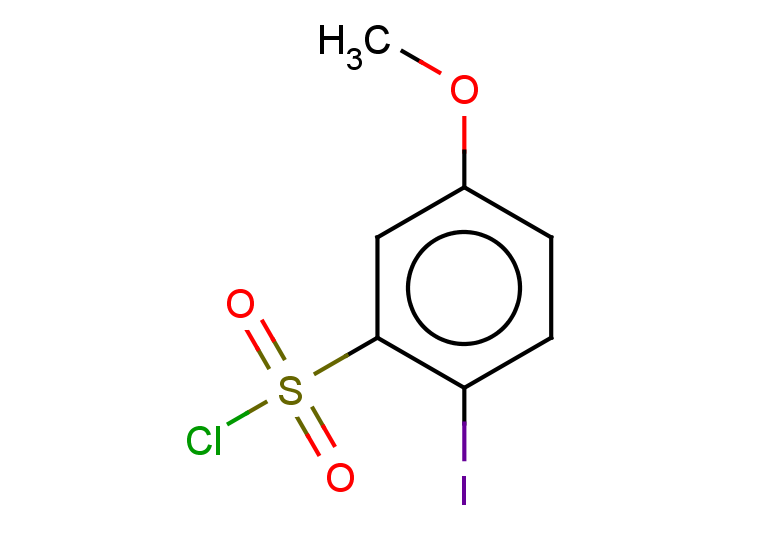 2-iodo-5-methoxybenzene-1-sulfonyl chloride