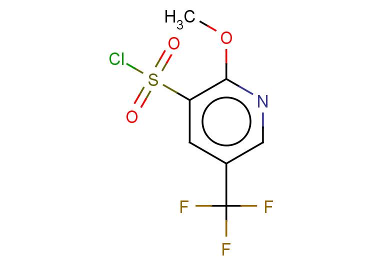 2-methoxy-5-(trifluoromethyl)pyridine-3-sulfonyl chloride