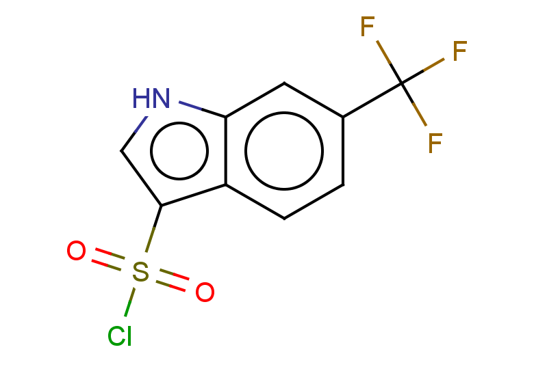 6-(trifluoromethyl)-1H-indole-3-sulfonyl chloride