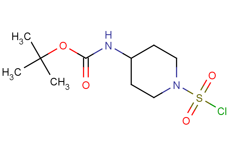 tert-butyl N-[1-(chlorosulfonyl)piperidin-4-yl]carbamate
