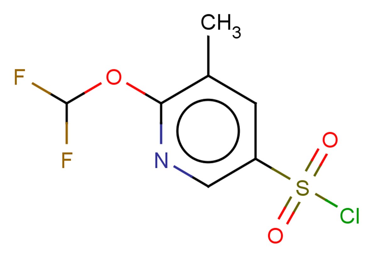 6-(difluoromethoxy)-5-methylpyridine-3-sulfonyl chloride