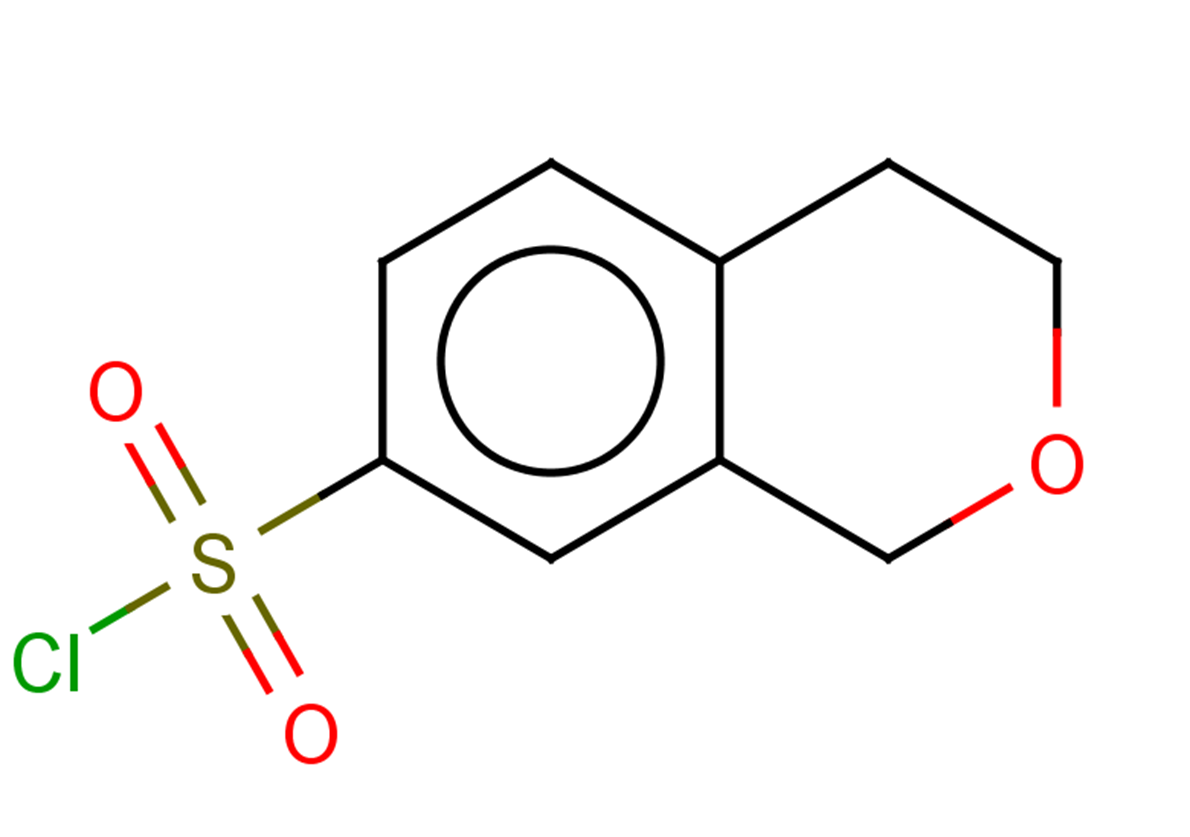3,4-dihydro-1H-2-benzopyran-7-sulfonyl chloride