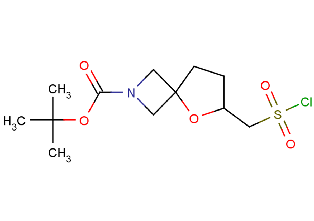 tert-butyl 6-[(chlorosulfonyl)methyl]-5-oxa-2-azaspiro[3.4]octane-2-carboxylate