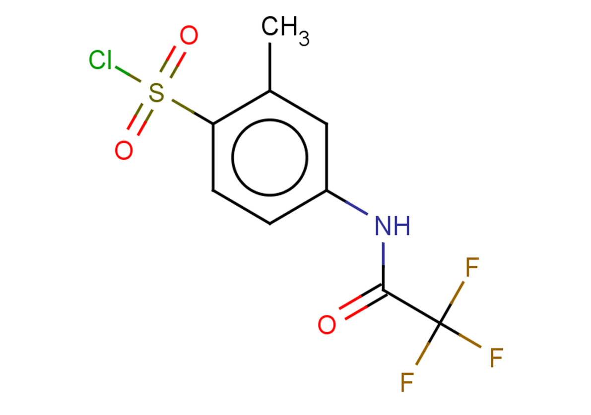 2-methyl-4-(trifluoroacetamido)benzene-1-sulfonyl chloride