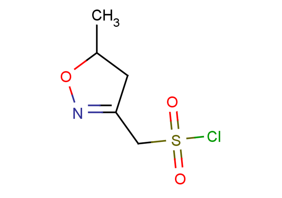 (5-methyl-4,5-dihydro-1,2-oxazol-3-yl)methanesulfonyl chloride