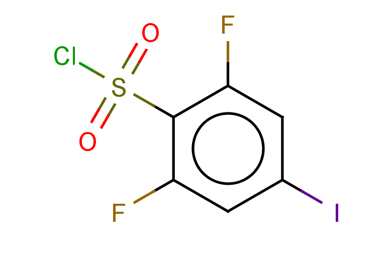 2,6-difluoro-4-iodobenzene-1-sulfonyl chloride
