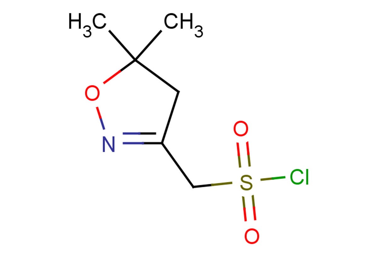 (5,5-dimethyl-4,5-dihydro-1,2-oxazol-3-yl)methanesulfonyl chloride