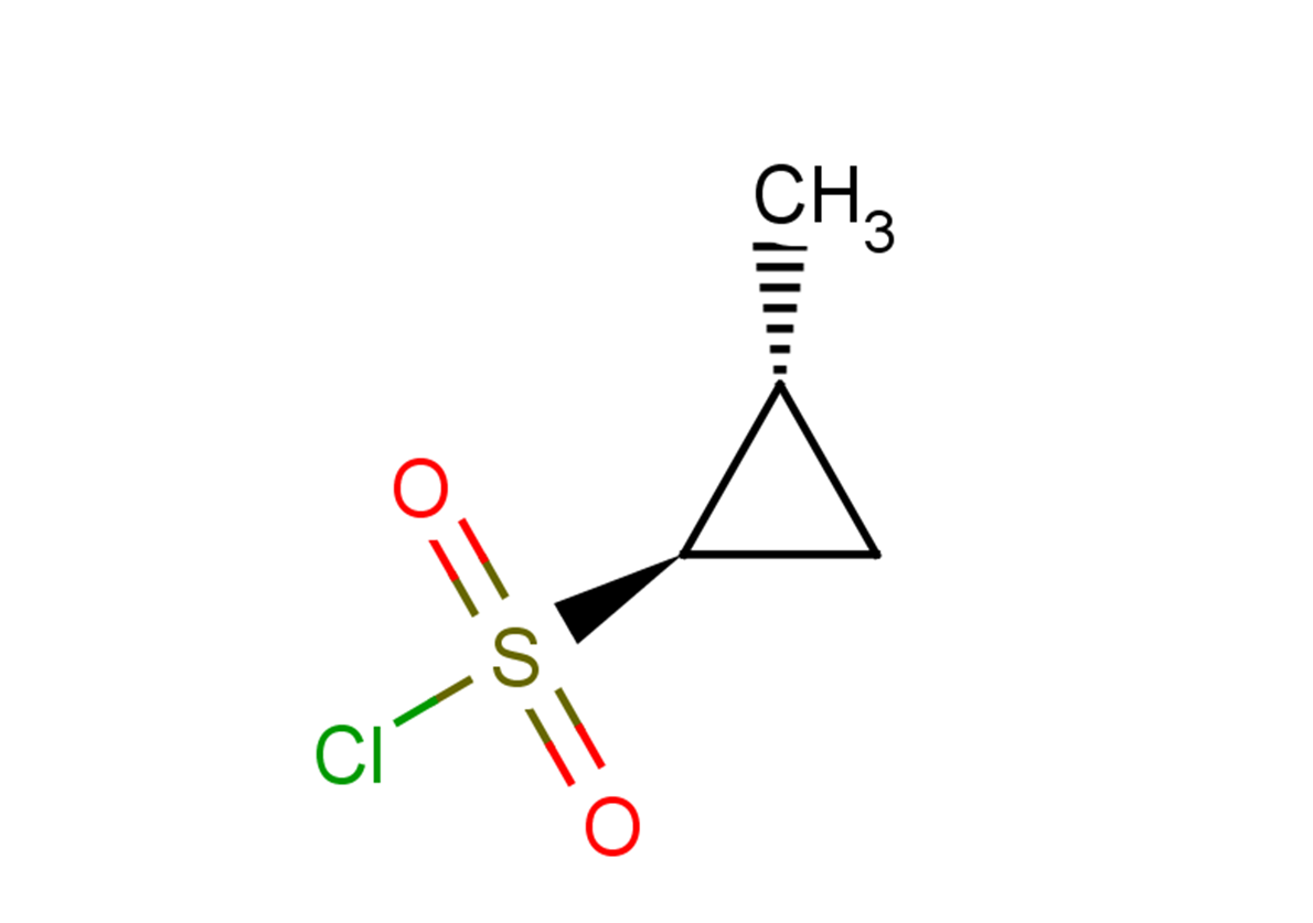 rac-(1R,2R)-2-methylcyclopropane-1-sulfonyl chloride, trans