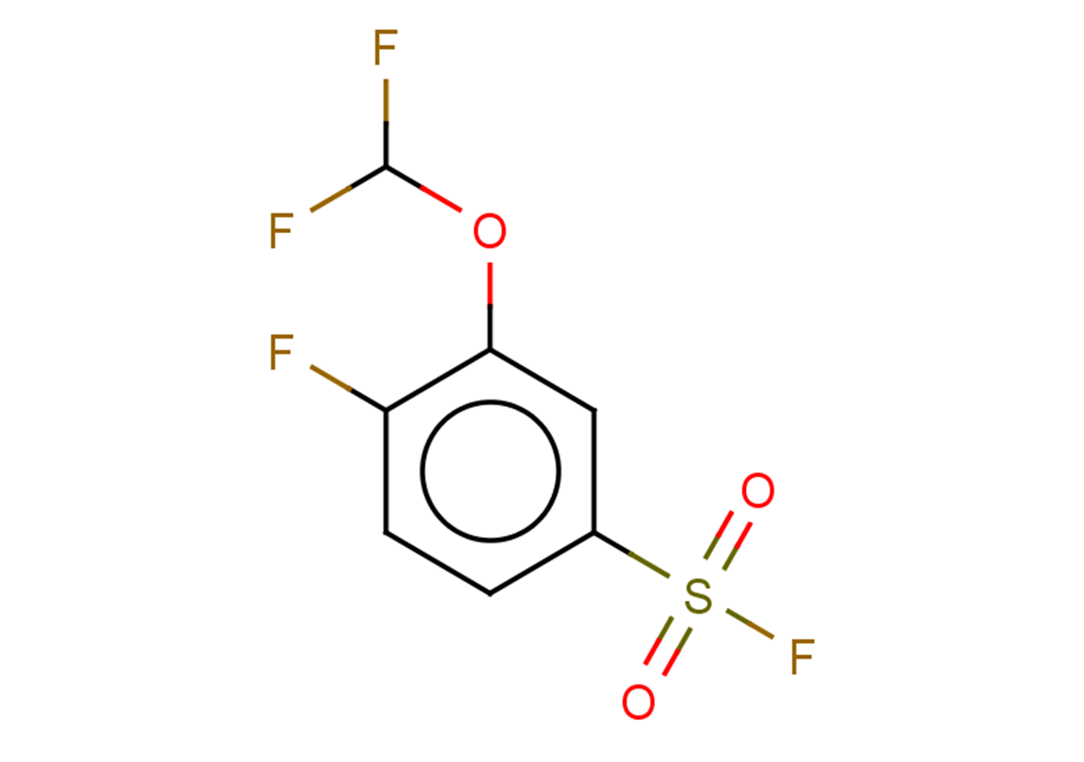 3-(difluoromethoxy)-4-fluorobenzene-1-sulfonyl fluoride