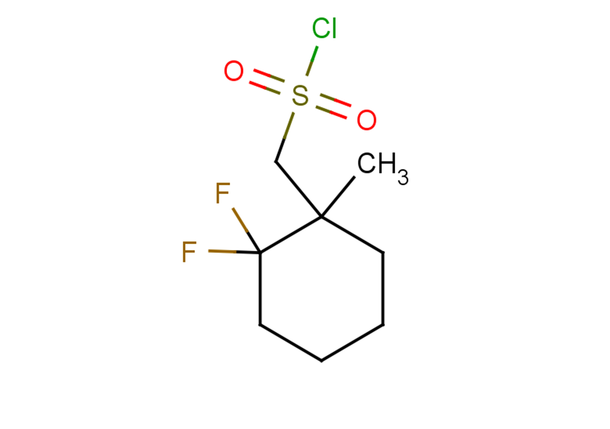 (2,2-difluoro-1-methylcyclohexyl)methanesulfonyl chloride