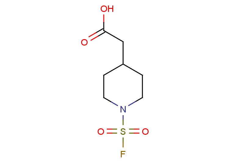2-[1-(fluorosulfonyl)piperidin-4-yl]acetic acid