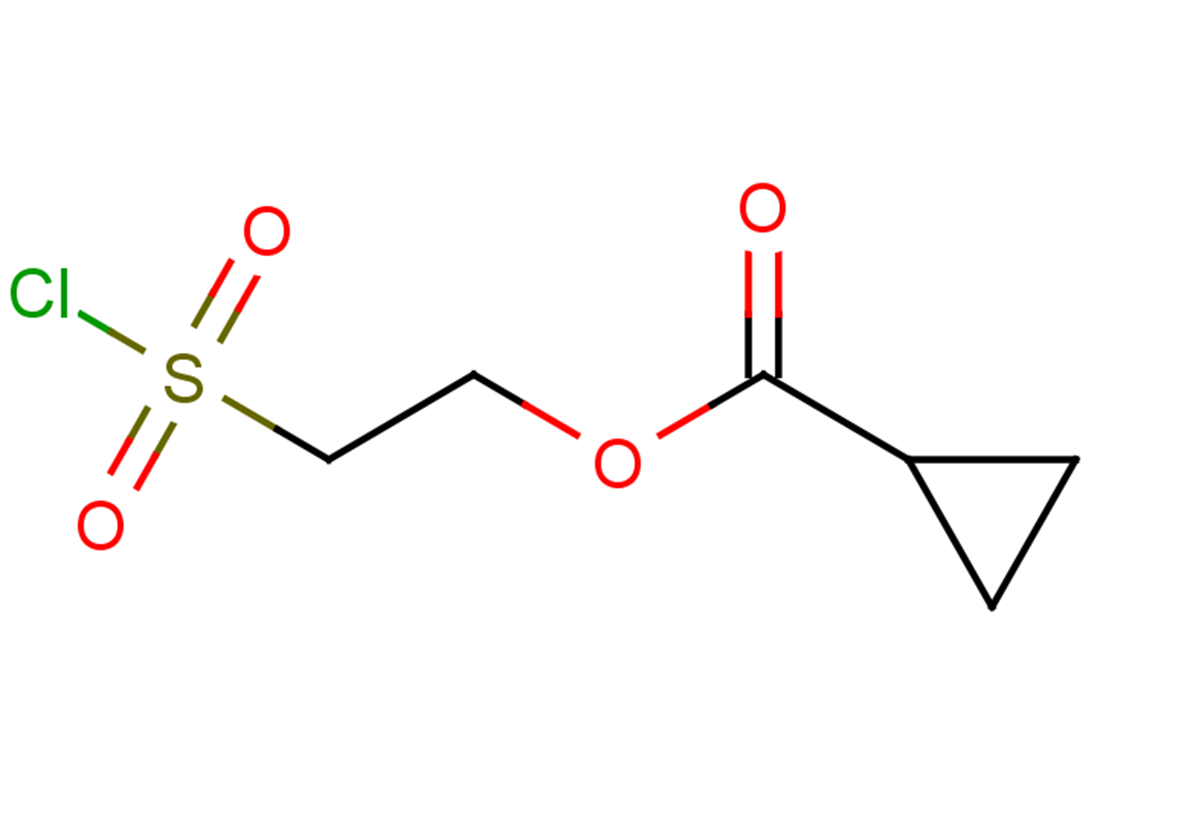 2-(chlorosulfonyl)ethyl cyclopropanecarboxylate