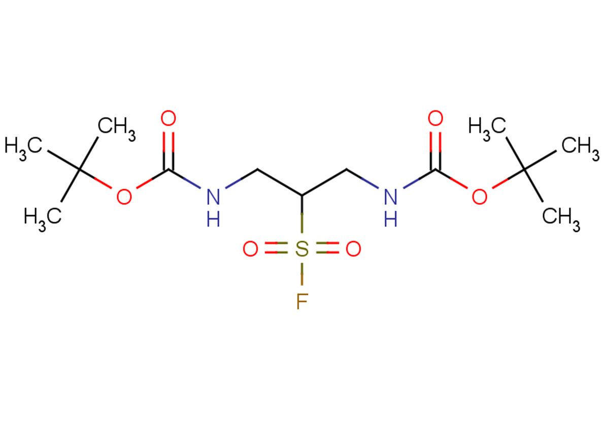 tert-butyl N-(3-{[(tert-butoxy)carbonyl]amino}-2-(fluorosulfonyl)propyl)carbamate