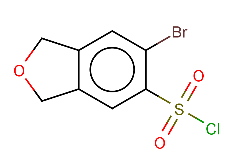 6-bromo-1,3-dihydro-2-benzofuran-5-sulfonyl chloride