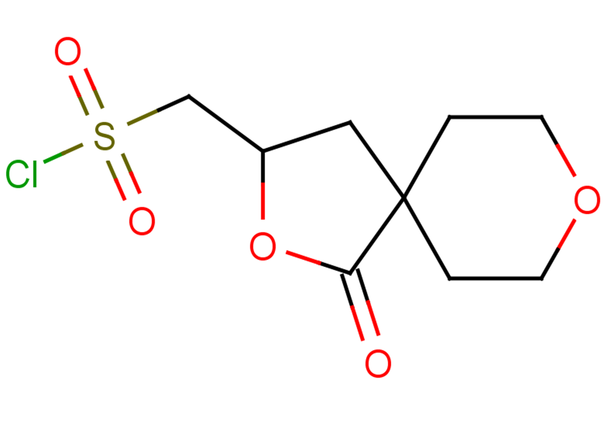 {1-oxo-2,8-dioxaspiro[4.5]decan-3-yl}methanesulfonyl chloride
