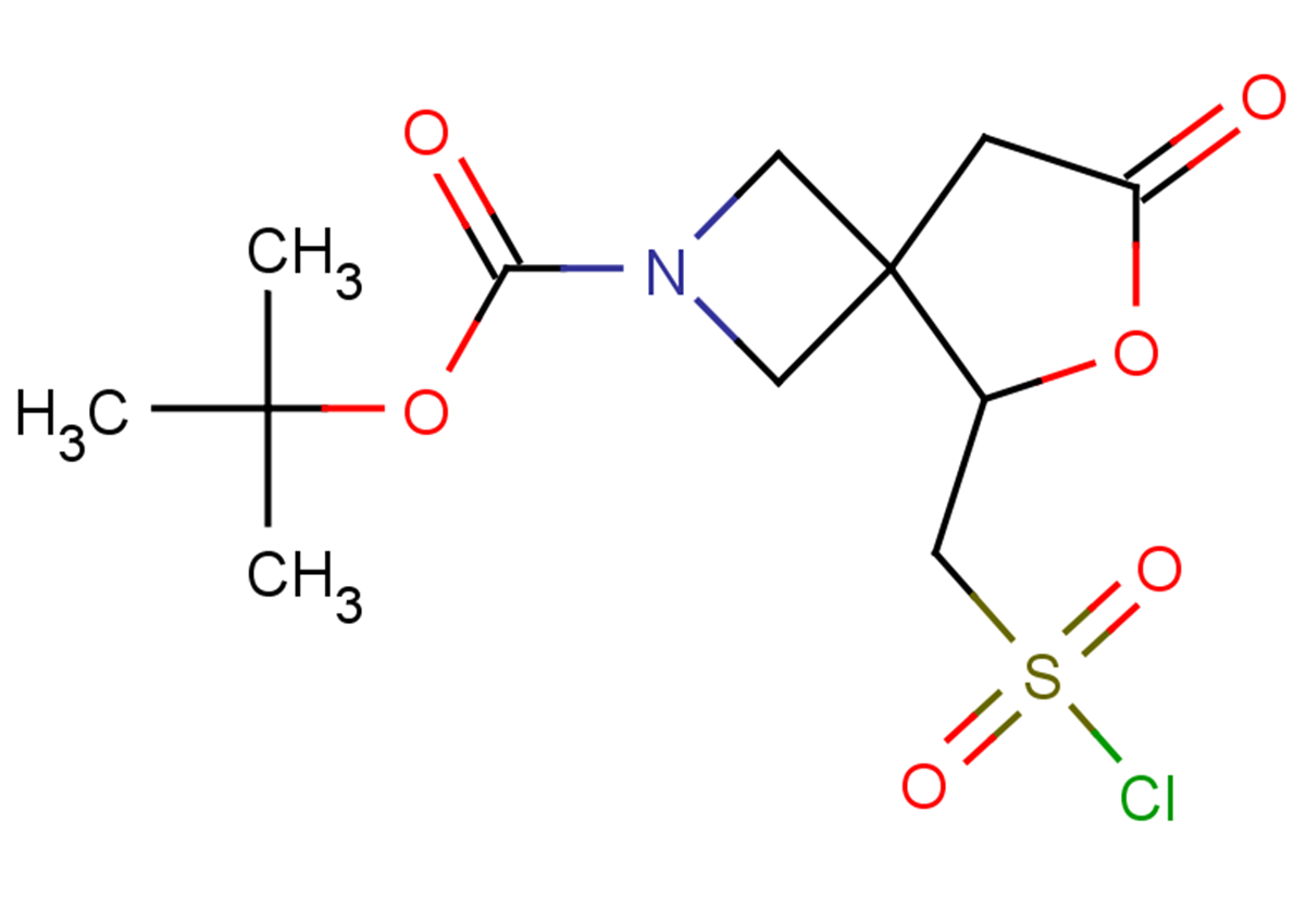 tert-butyl 5-[(chlorosulfonyl)methyl]-7-oxo-6-oxa-2-azaspiro[3.4]octane-2-carboxylate