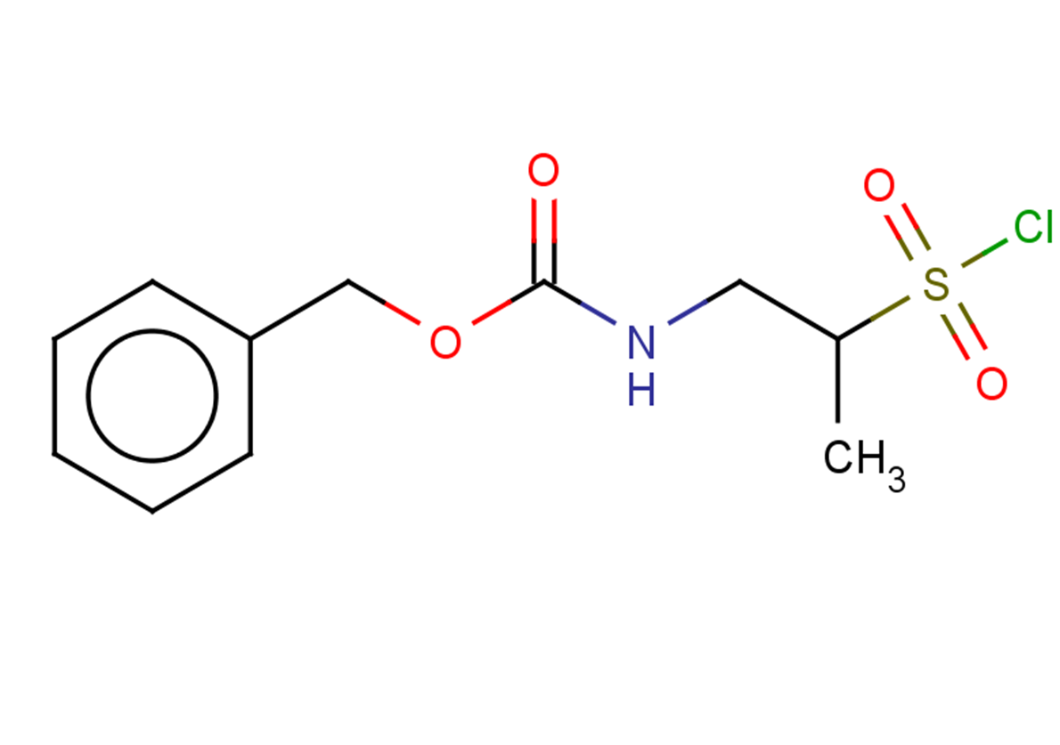 benzyl N-[2-(chlorosulfonyl)propyl]carbamate