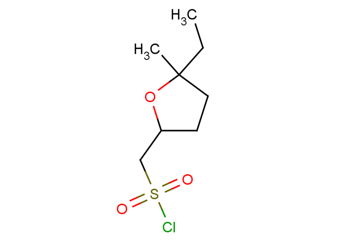 (5-ethyl-5-methyloxolan-2-yl)methanesulfonyl chloride
