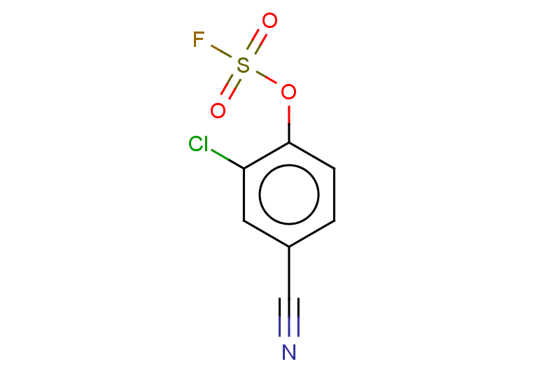 2-chloro-4-cyanophenyl fluoranesulfonate