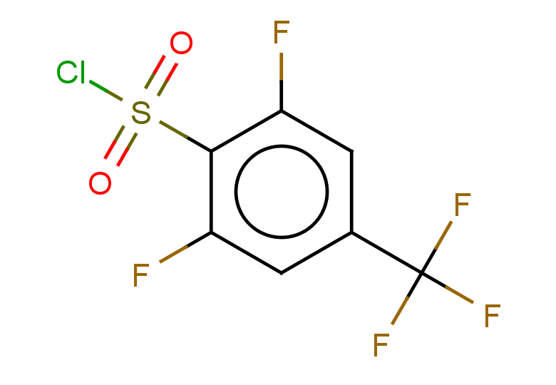 2,6-difluoro-4-(trifluoromethyl)benzene-1-sulfonyl chloride