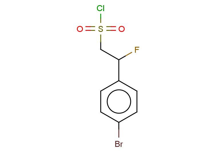 2-(4-bromophenyl)-2-fluoroethane-1-sulfonyl chloride